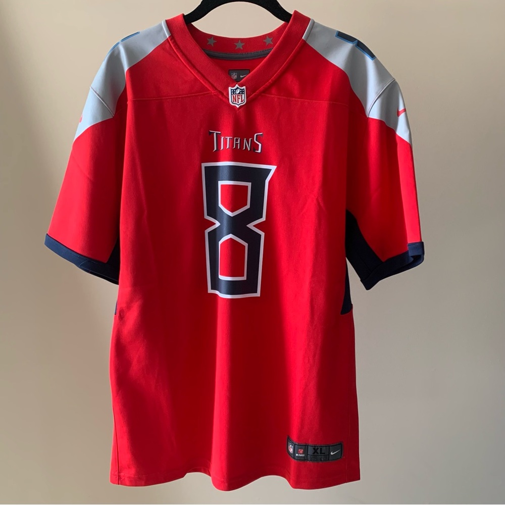 Marcus Mariota Red Inverted Jersey